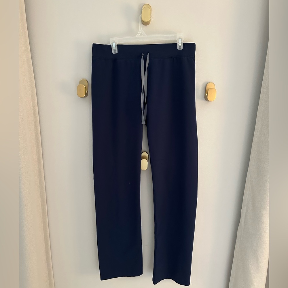 Figs Livingston Basic Scrub Pants - Navy - Size Medium/Tall